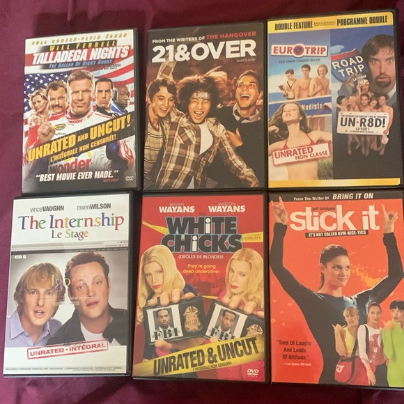 6 DVD Lot Comedy Will Farrell, Road Trip, White Chicks - Picture 1 of 1